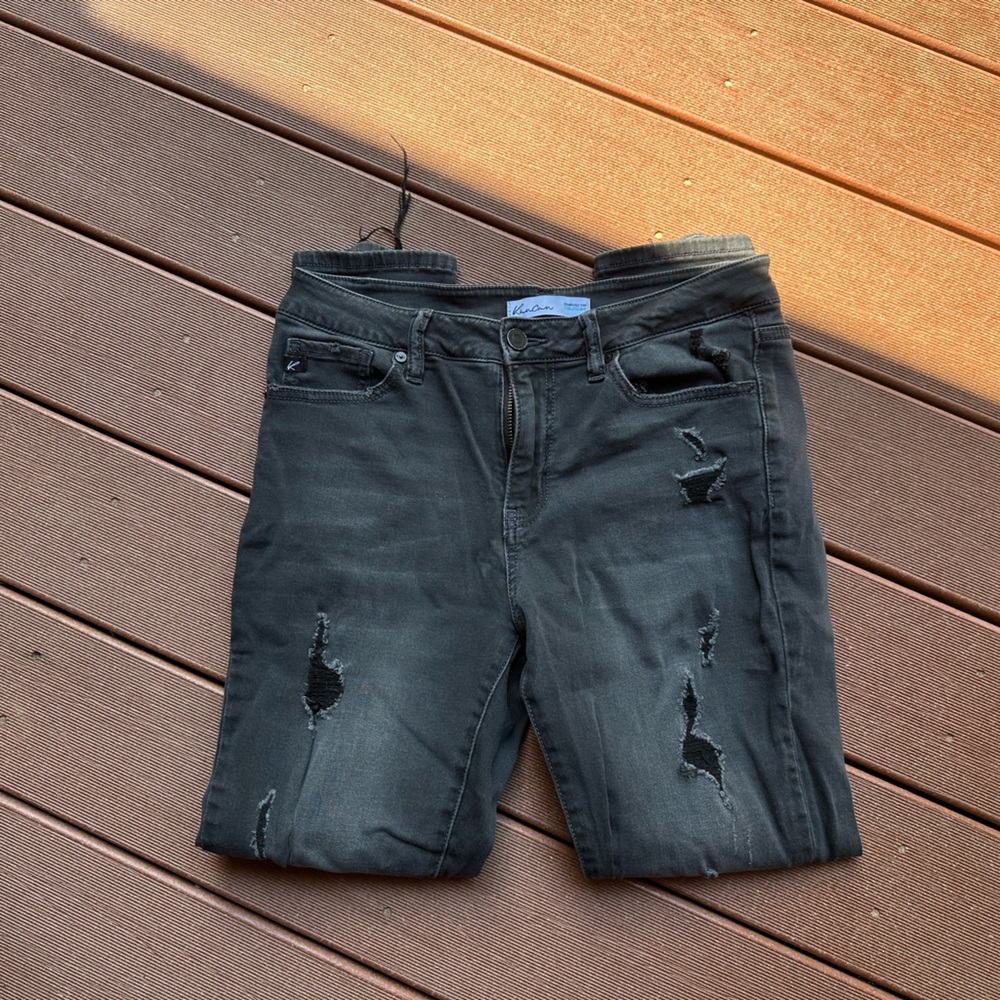 Kancan Maurice’s black distressed jeans